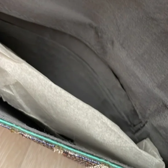 Nordstrom multicolor rhinestone party clutch - Picture 5 of 6